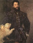 TIZIANO Vecellio Federigo Gonzaga, Duke of Mantua r oil painting on canvas